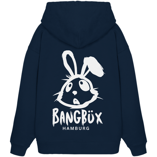 BANGBÜX Streetwear (white bunny) - Organic Oversize Hoodie