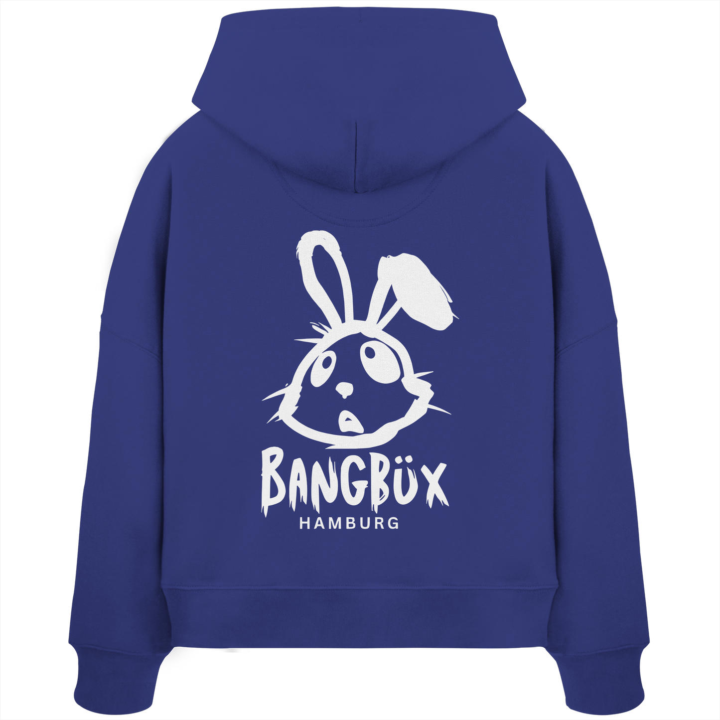 BANGBÜX Streetwear (white bunny) - Womens Organic Boxcut Hoodie
