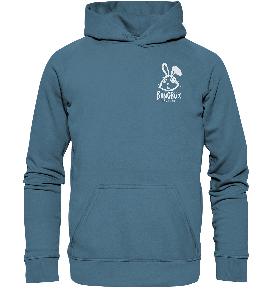 Basic Unisex Hoodie "bunny white" (print) by BANGBÜX