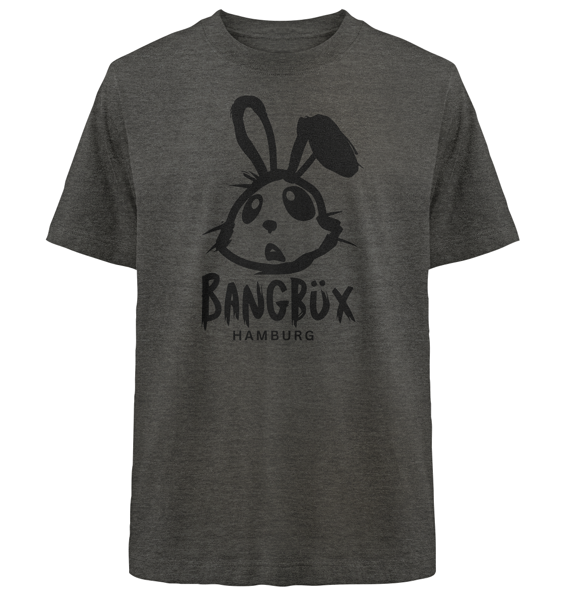 BANGBÜX Streetwear (bunny black) - Heavy Oversized Organic Shirt