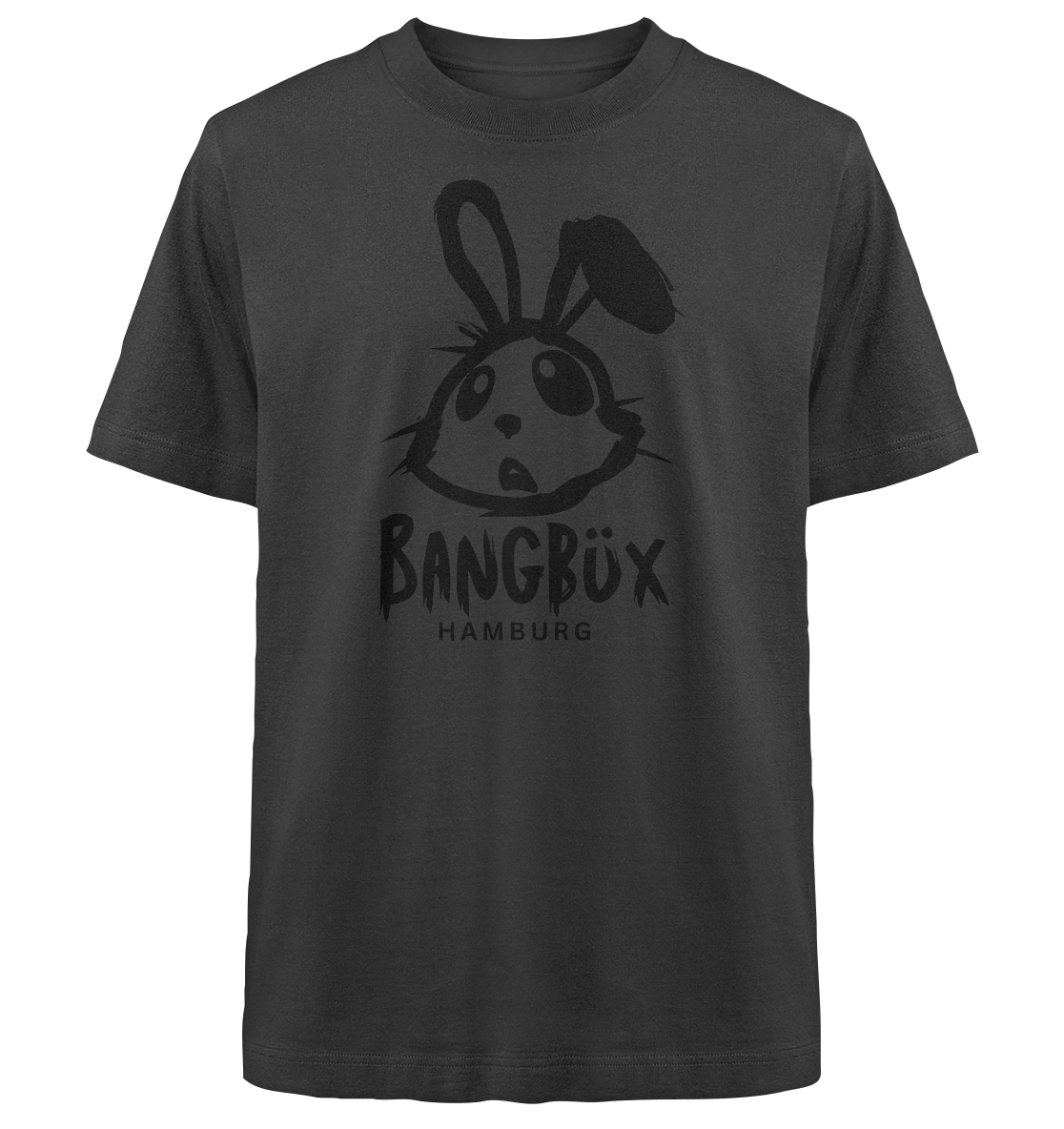 BANGBÜX Streetwear (bunny black) - Heavy Oversized Organic Shirt