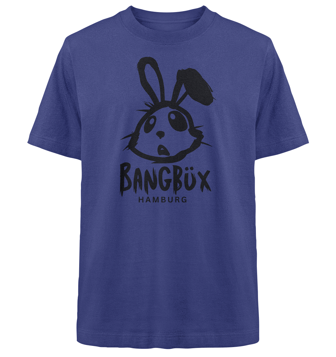 BANGBÜX Streetwear (bunny black) - Heavy Oversized Organic Shirt