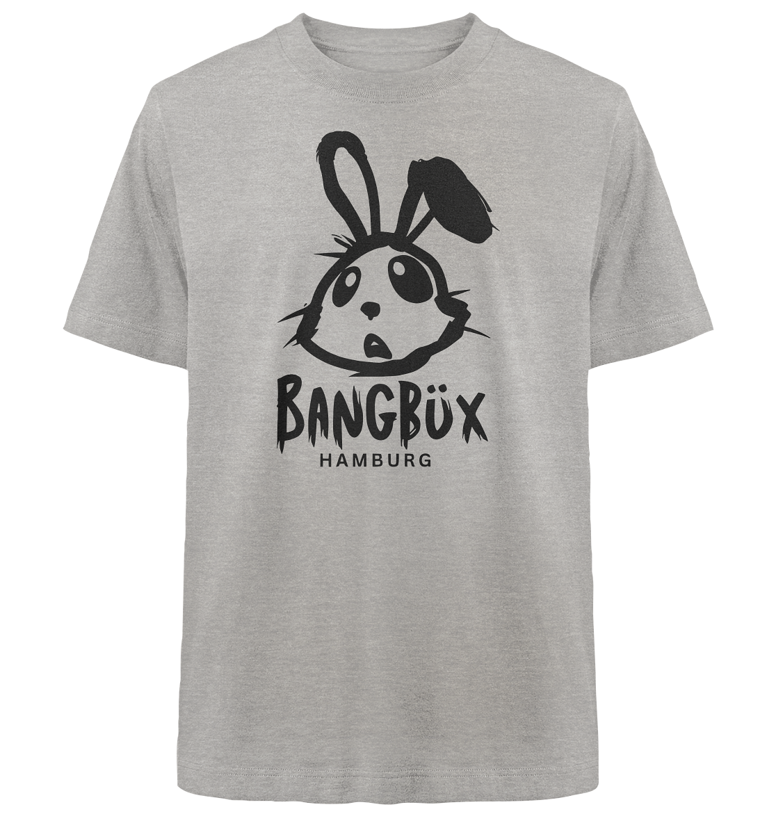 BANGBÜX Streetwear (bunny black) - Heavy Oversized Organic Shirt