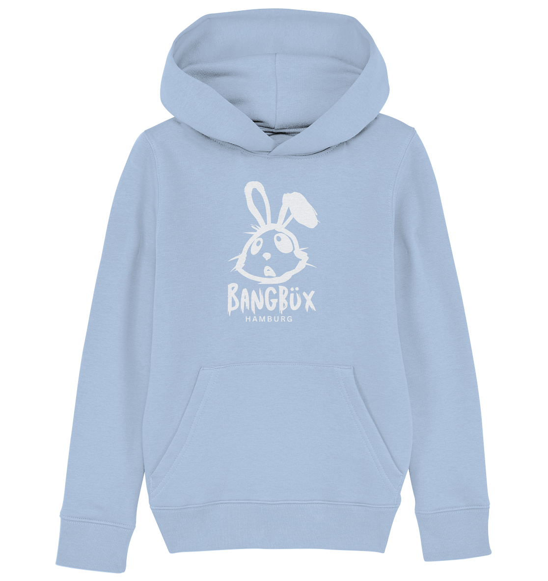 BANGBÜX Streetwear (white bunny) - Kids Organic Hoodie