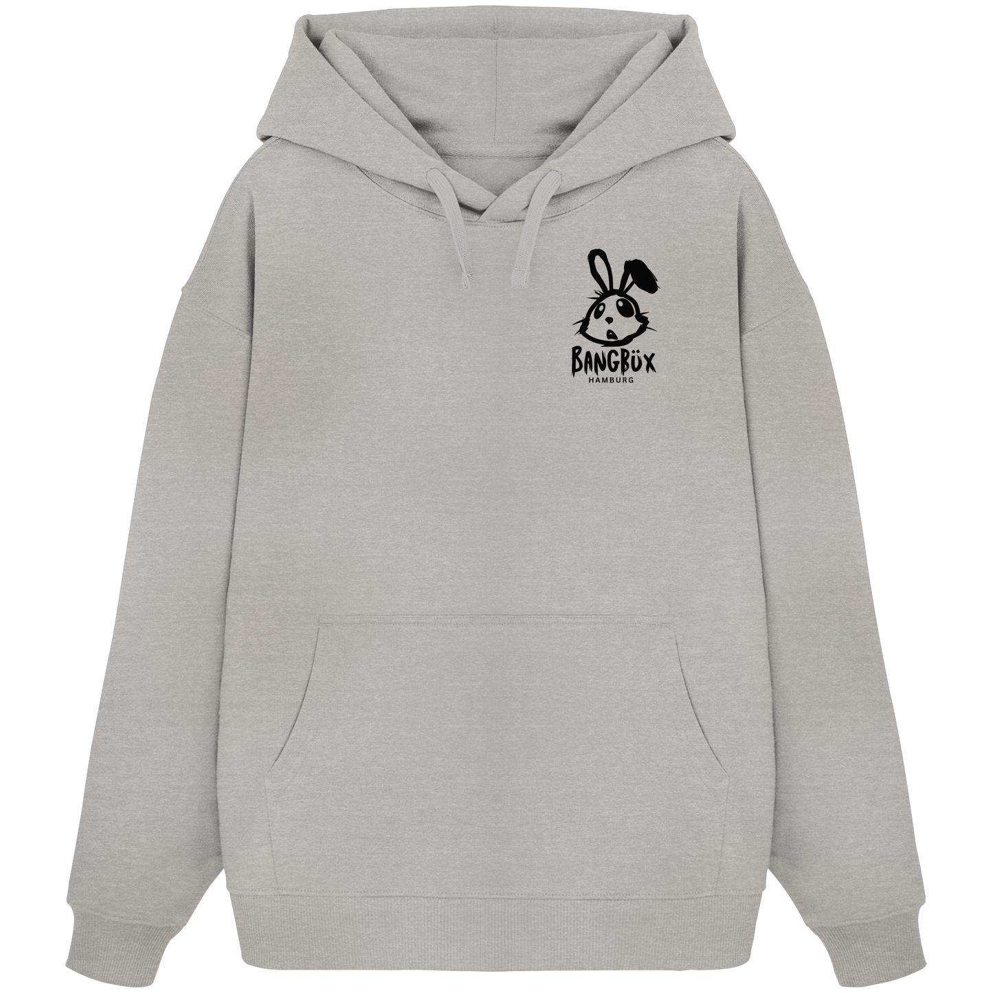 BANGBÜX Streetwear (bunny black) - Organic Oversize Hoodie