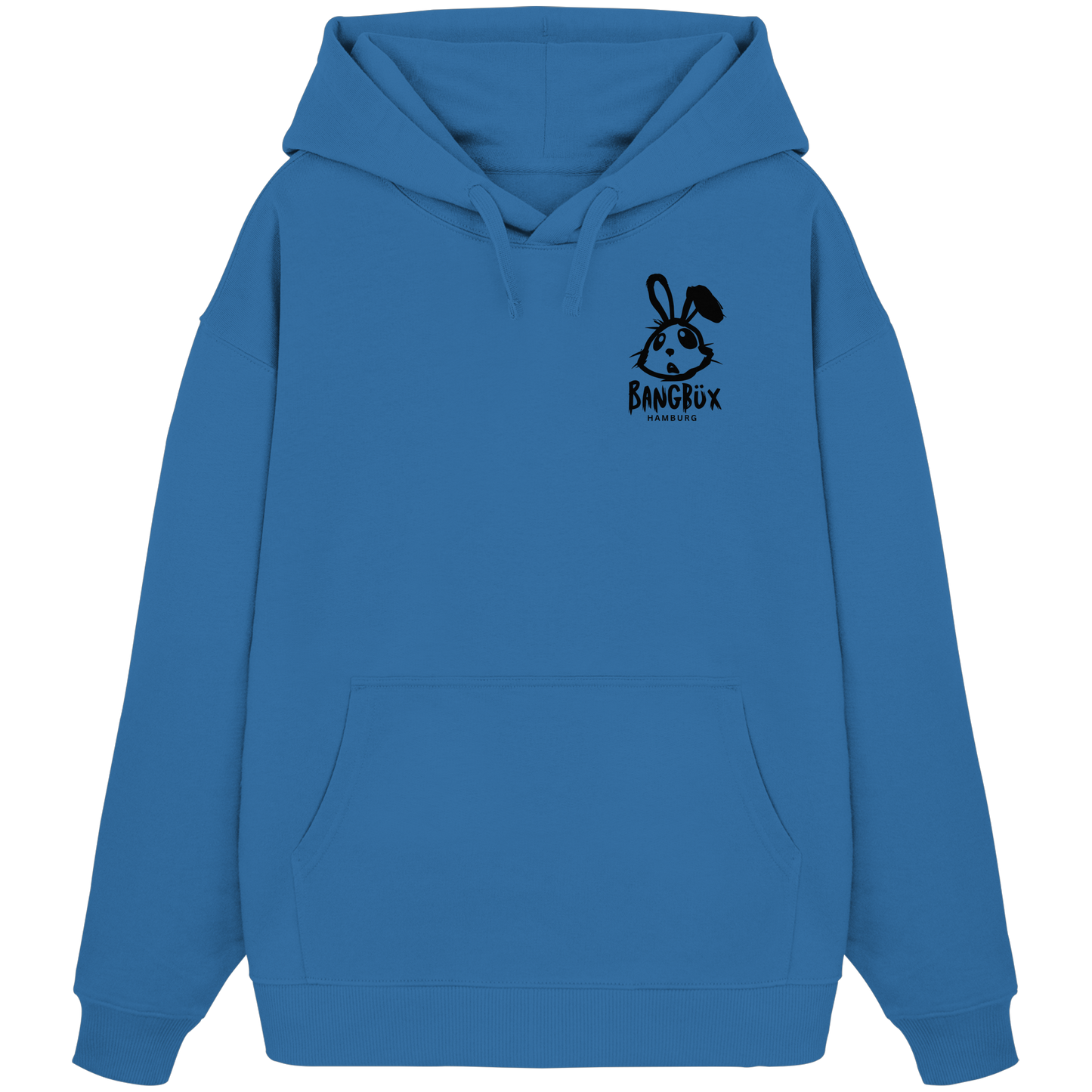 BANGBÜX Streetwear (bunny black) - Organic Oversize Hoodie