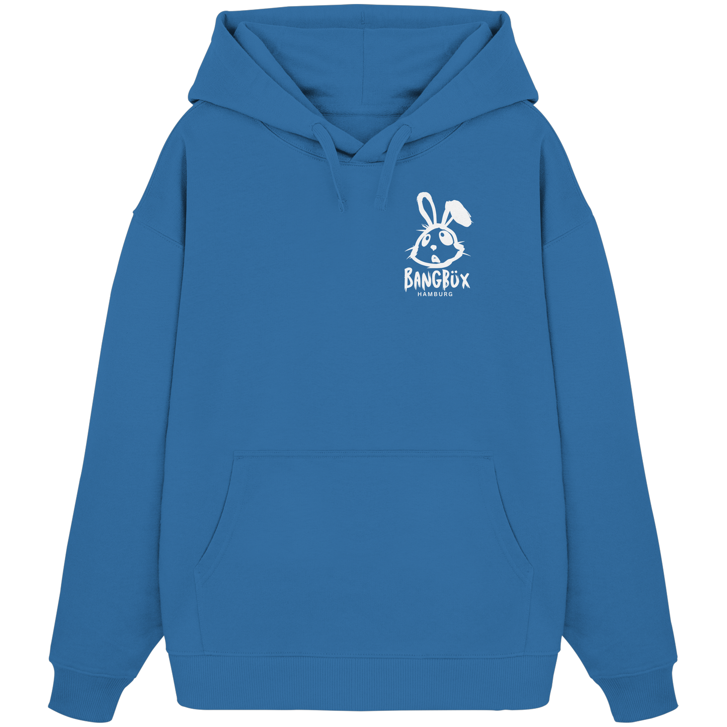 BANGBÜX Streetwear (white bunny) - Organic Oversize Hoodie