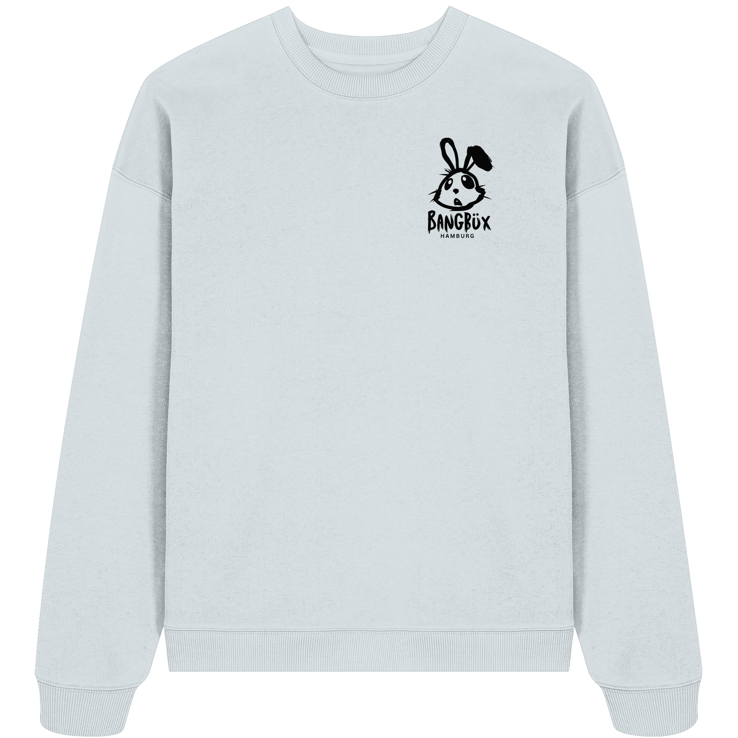 BANGBÜX Streetwear (bunny black) - Organic Oversize Sweatshirt