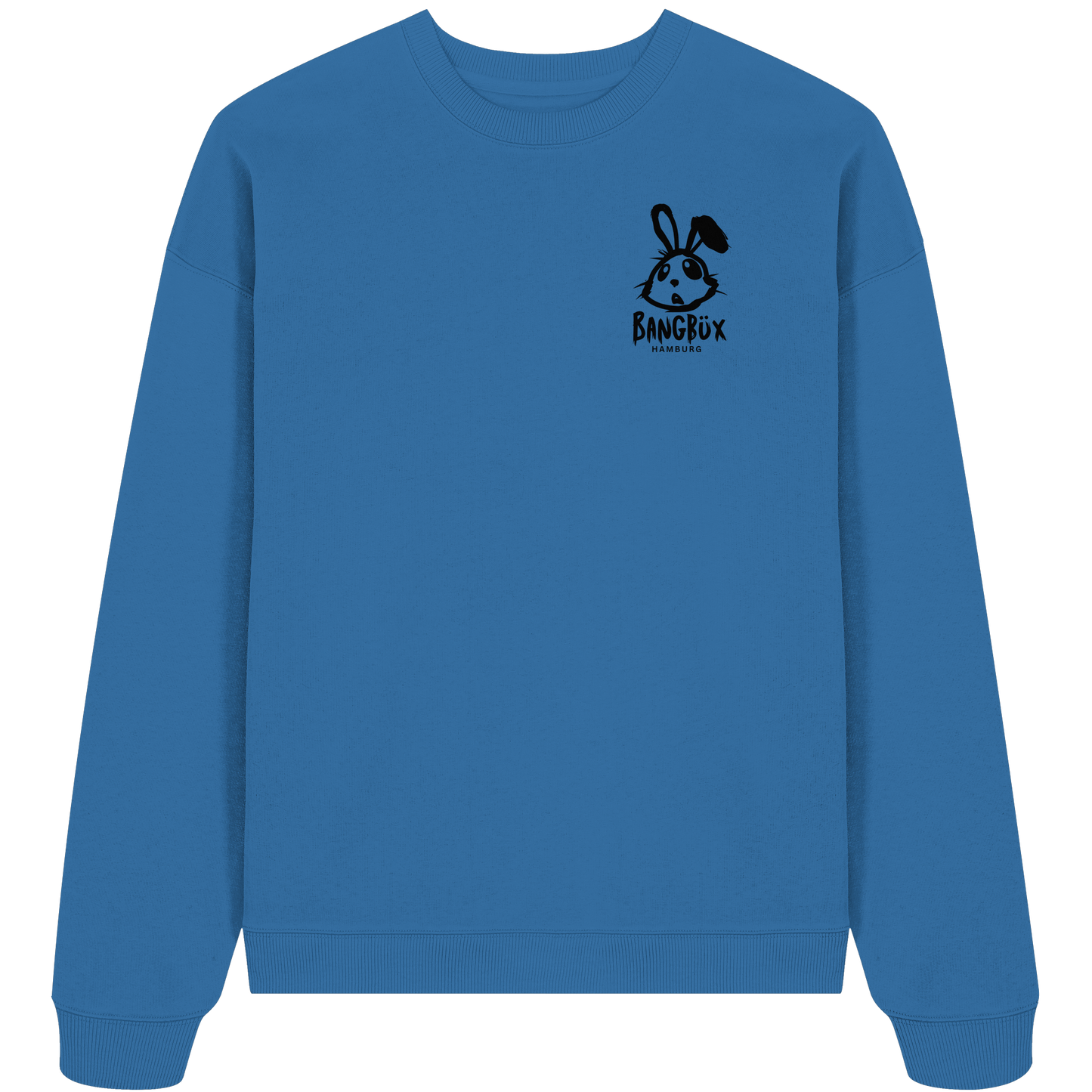 BANGBÜX Streetwear (bunny black) - Organic Oversize Sweatshirt
