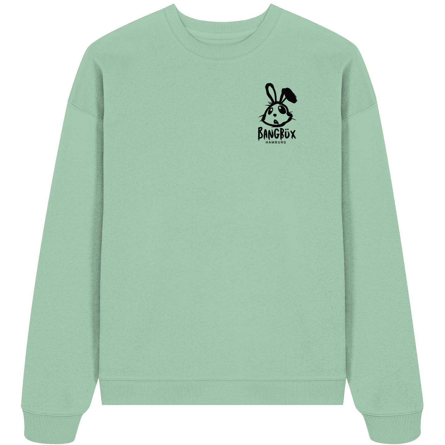 BANGBÜX Streetwear (bunny black) - Organic Oversize Sweatshirt
