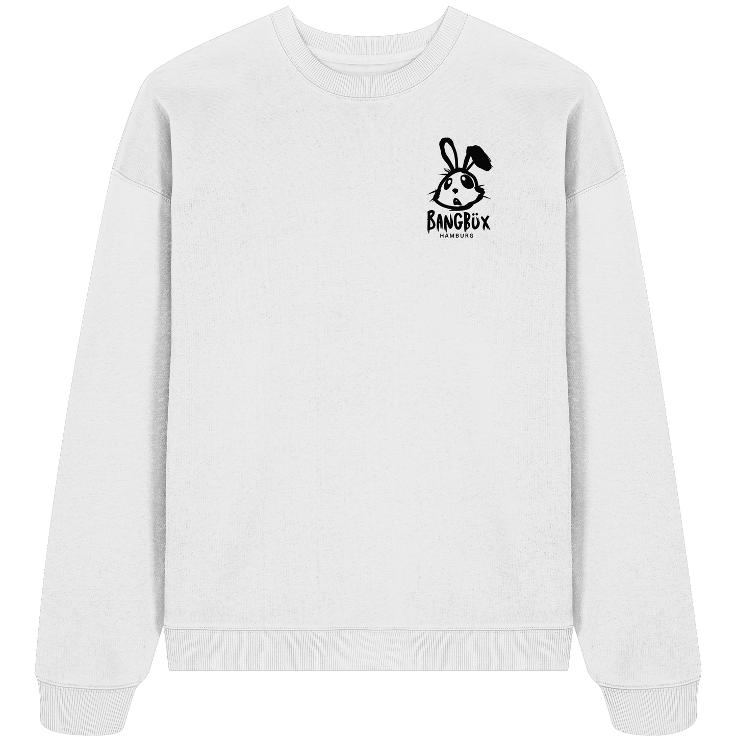 BANGBÜX Streetwear (bunny black) - Organic Oversize Sweatshirt