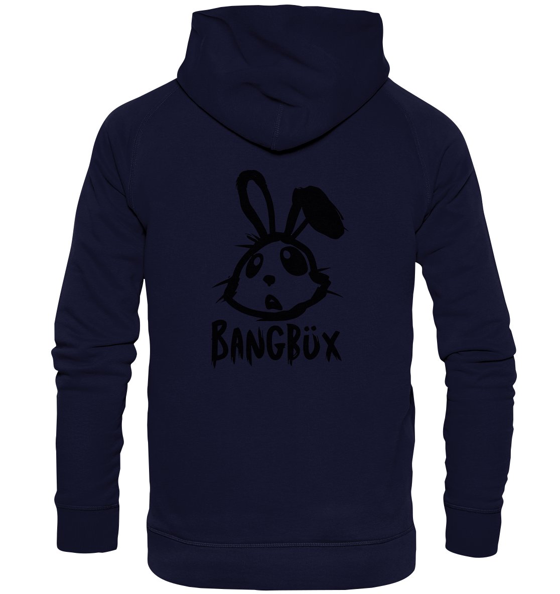 BANGBÜX Streetwear "bunny black" - Basic Unisex Hoodie by BANGBÜX