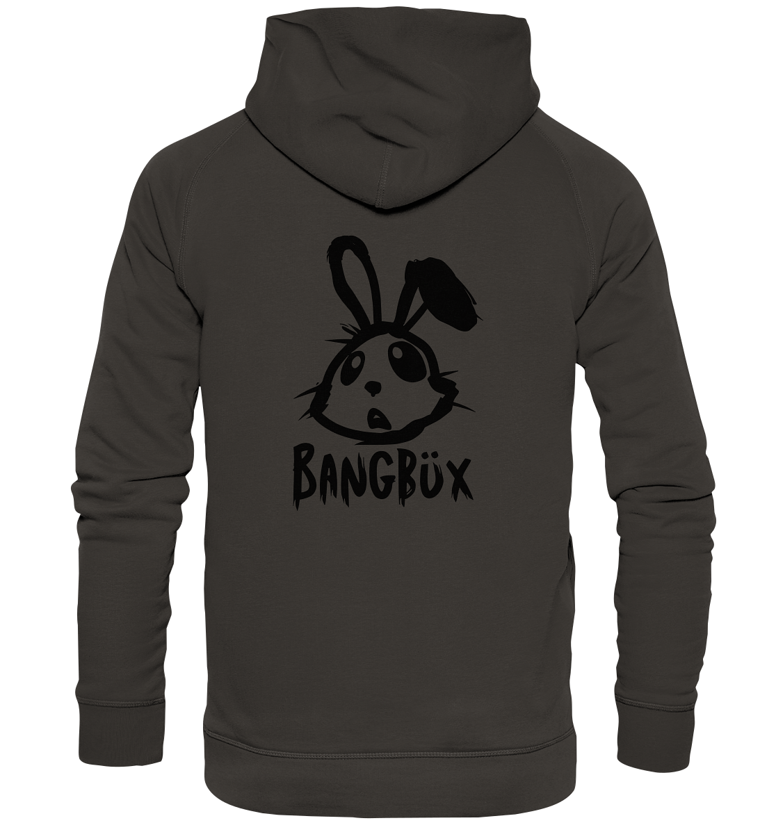 BANGBÜX Streetwear "bunny black" - Basic Unisex Hoodie by BANGBÜX