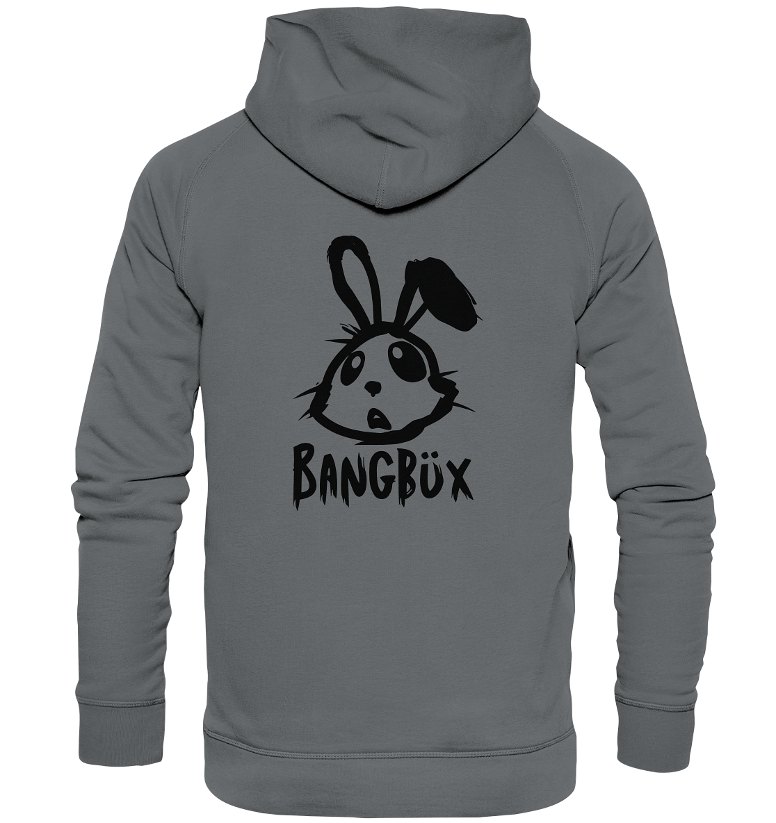 BANGBÜX Streetwear "bunny black" - Basic Unisex Hoodie by BANGBÜX