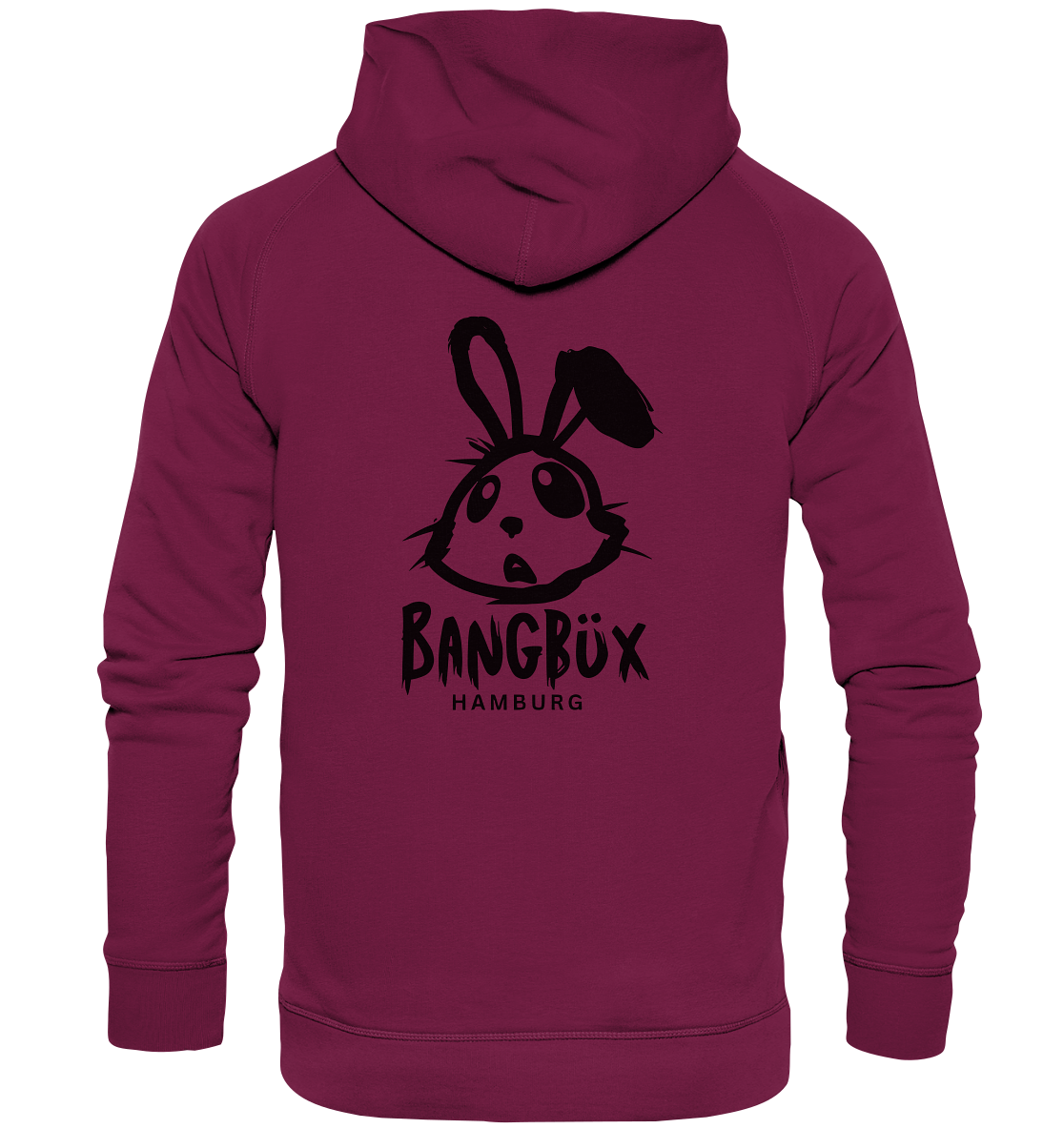 Basic Unisex Hoodie "bunny black" (print)