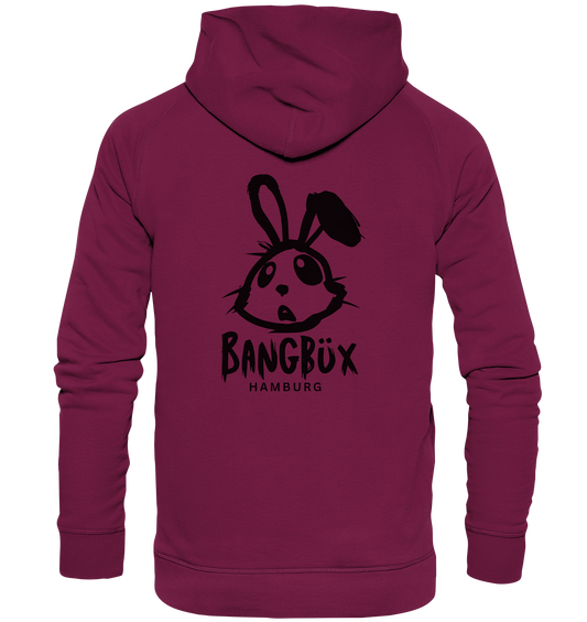 Basic Unisex Hoodie "bunny black" (print) by BANGBÜX