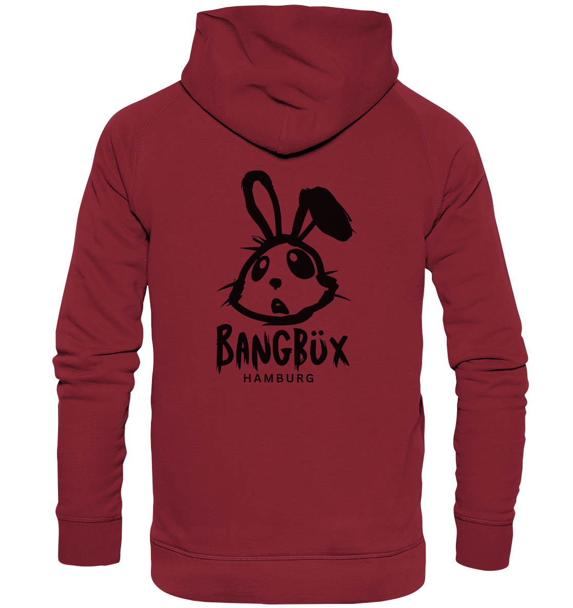 Basic Unisex Hoodie "bunny black" (print)