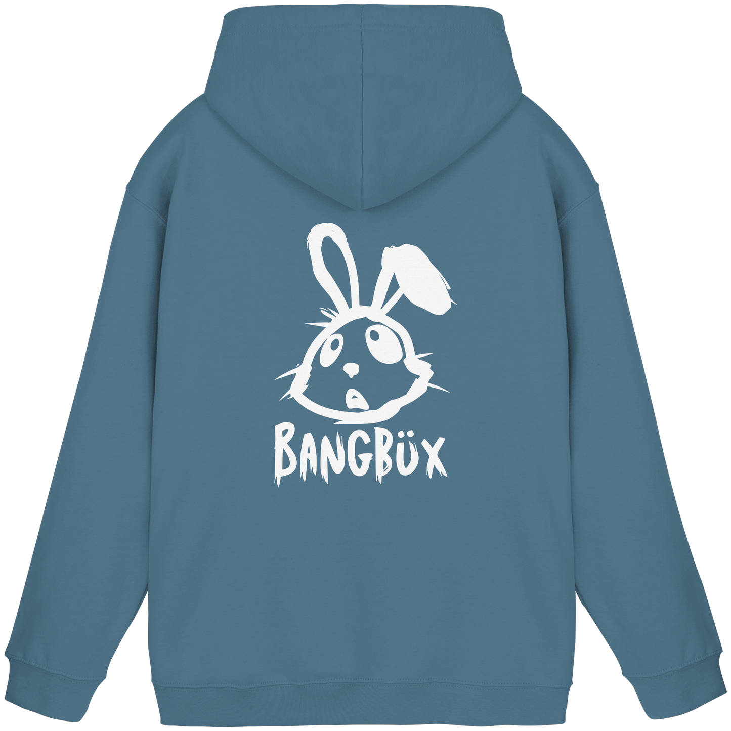 BANGBÜX Streetwear "bunny white" - Basic Unisex Hoodie by BANGBÜX