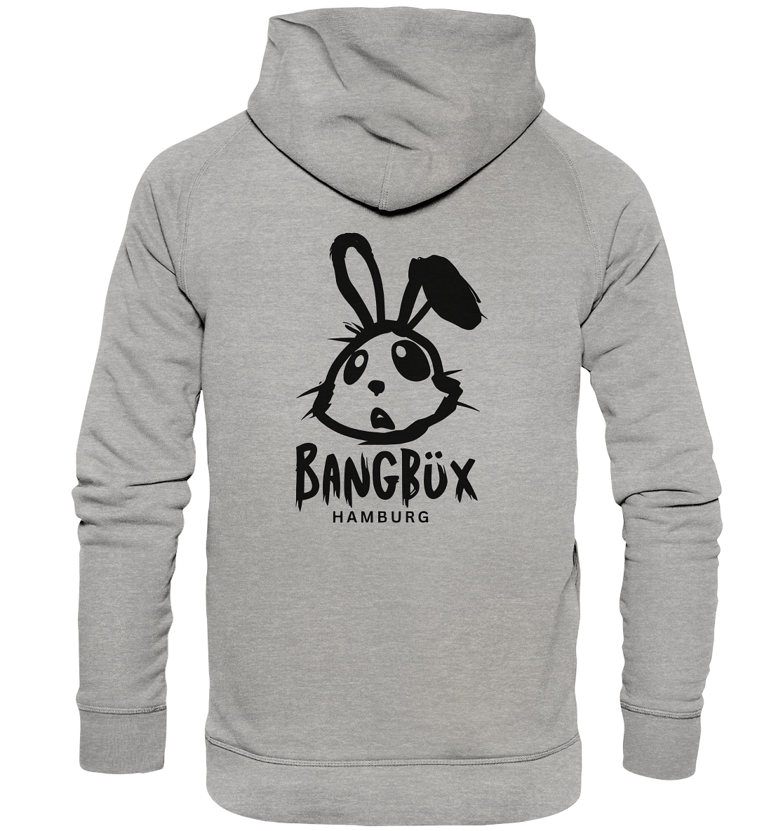 Basic Unisex Hoodie "bunny black" (print)