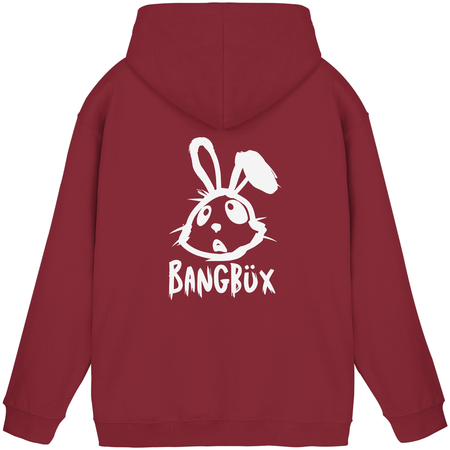 BANGBÜX Streetwear "bunny white" - Basic Unisex Hoodie by BANGBÜX