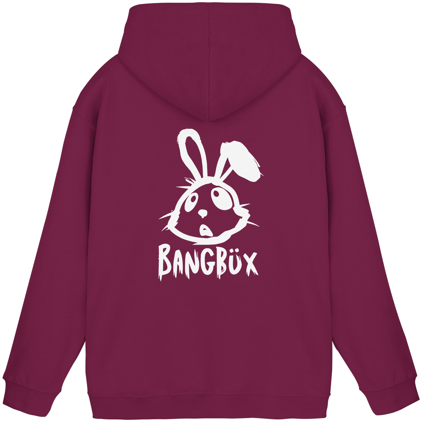 BANGBÜX Streetwear "bunny white" - Basic Unisex Hoodie by BANGBÜX