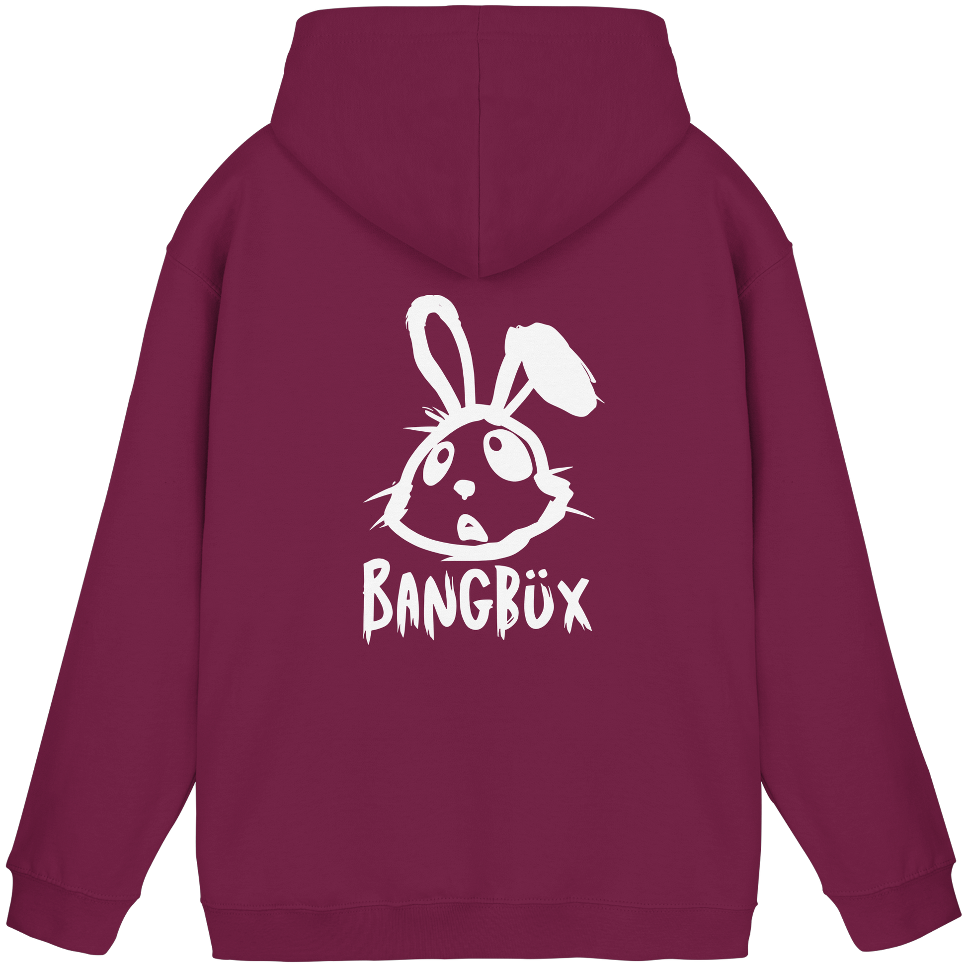 BANGBÜX Streetwear "bunny white" - Basic Unisex Hoodie by BANGBÜX