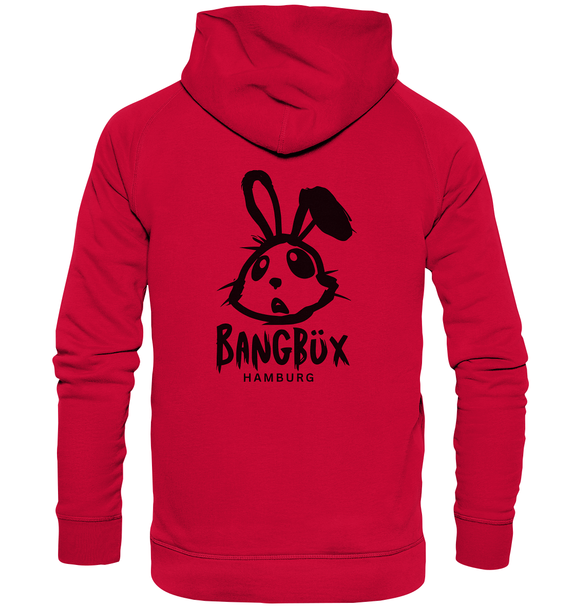 Basic Unisex Hoodie "bunny black" (print)