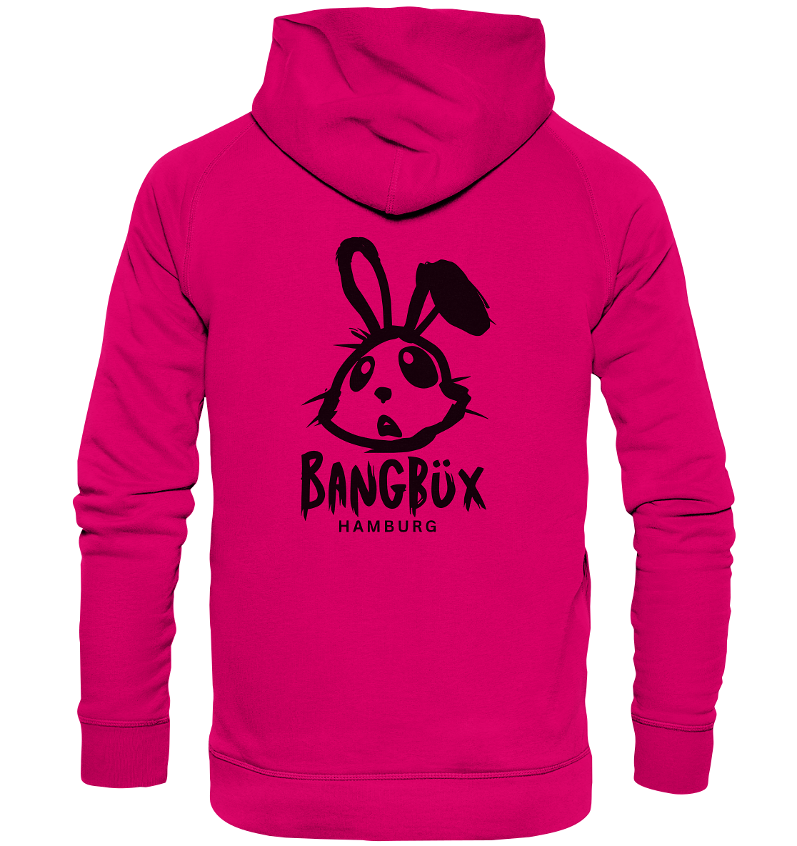 Basic Unisex Hoodie "bunny black" (print)
