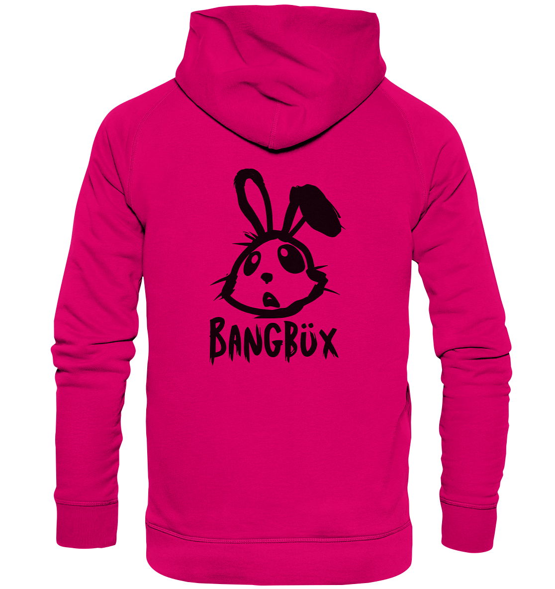 BANGBÜX Streetwear "bunny black" - Basic Unisex Hoodie by BANGBÜX