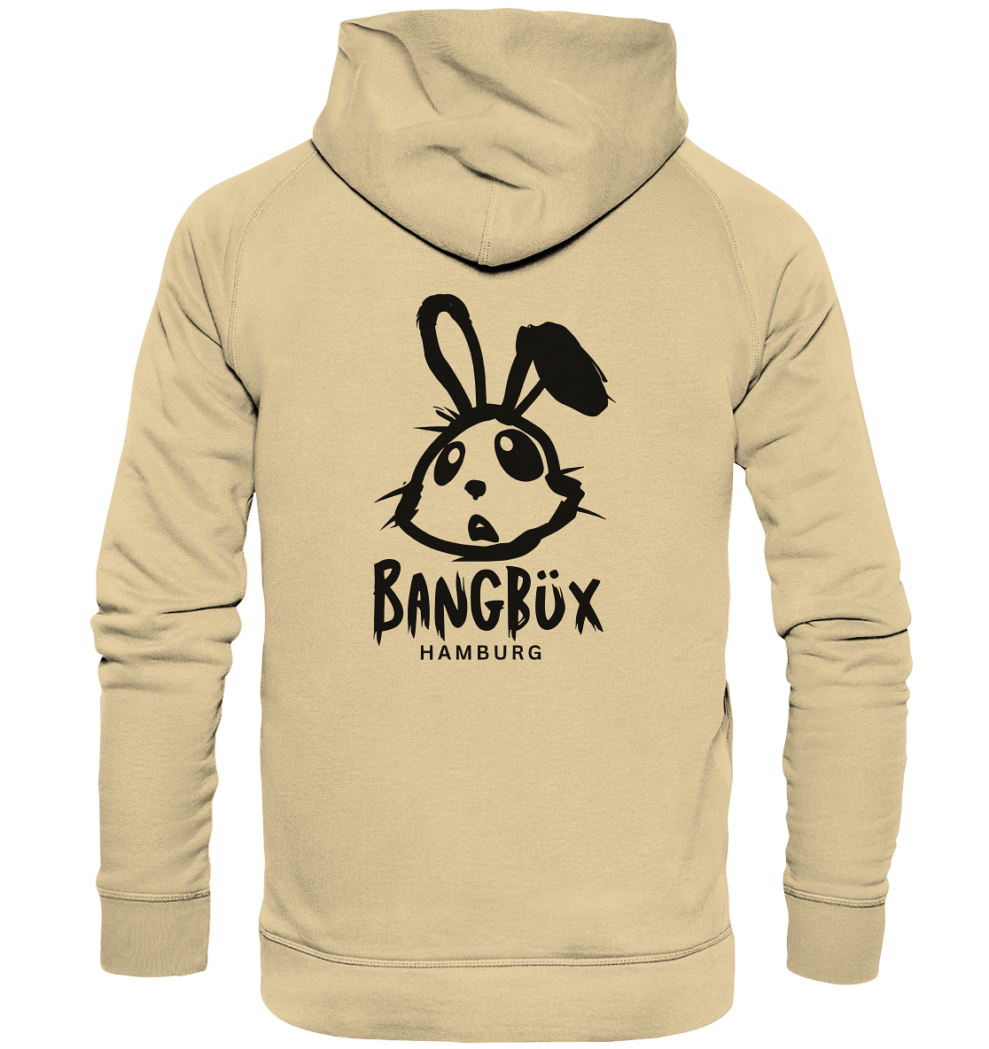 Basic Unisex Hoodie "bunny black" (print)