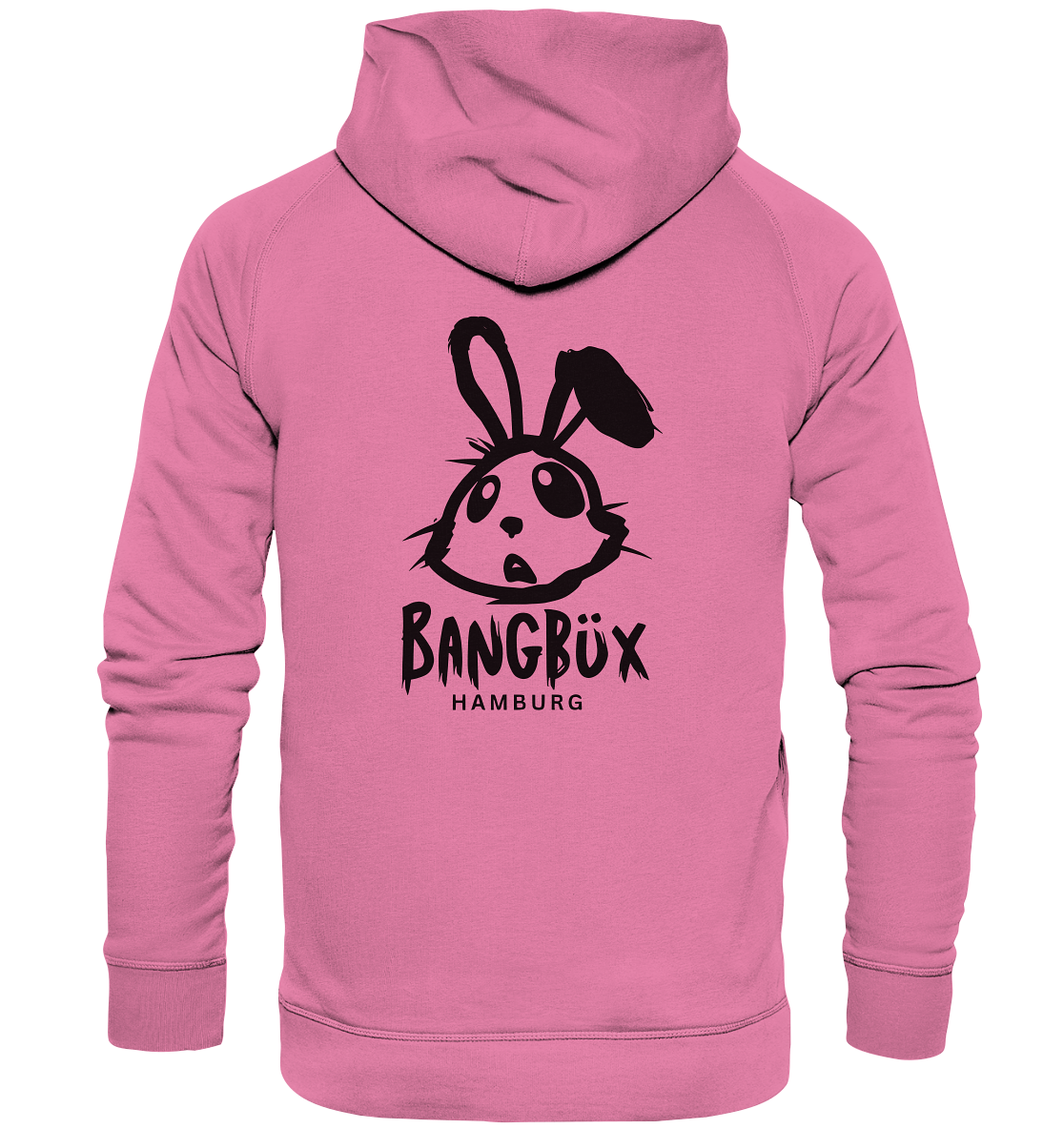Basic Unisex Hoodie "bunny black" (print)