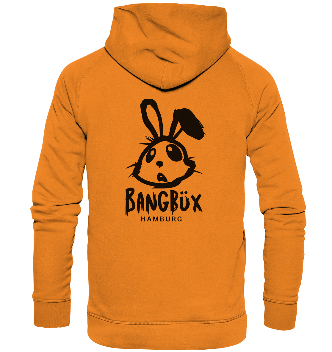 Basic Unisex Hoodie "bunny black" (print)