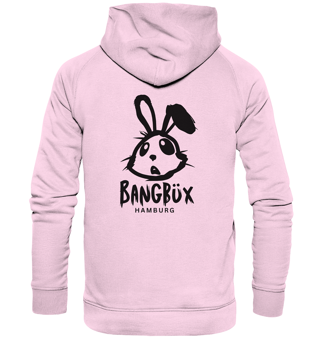 Basic Unisex Hoodie "bunny black" (print)