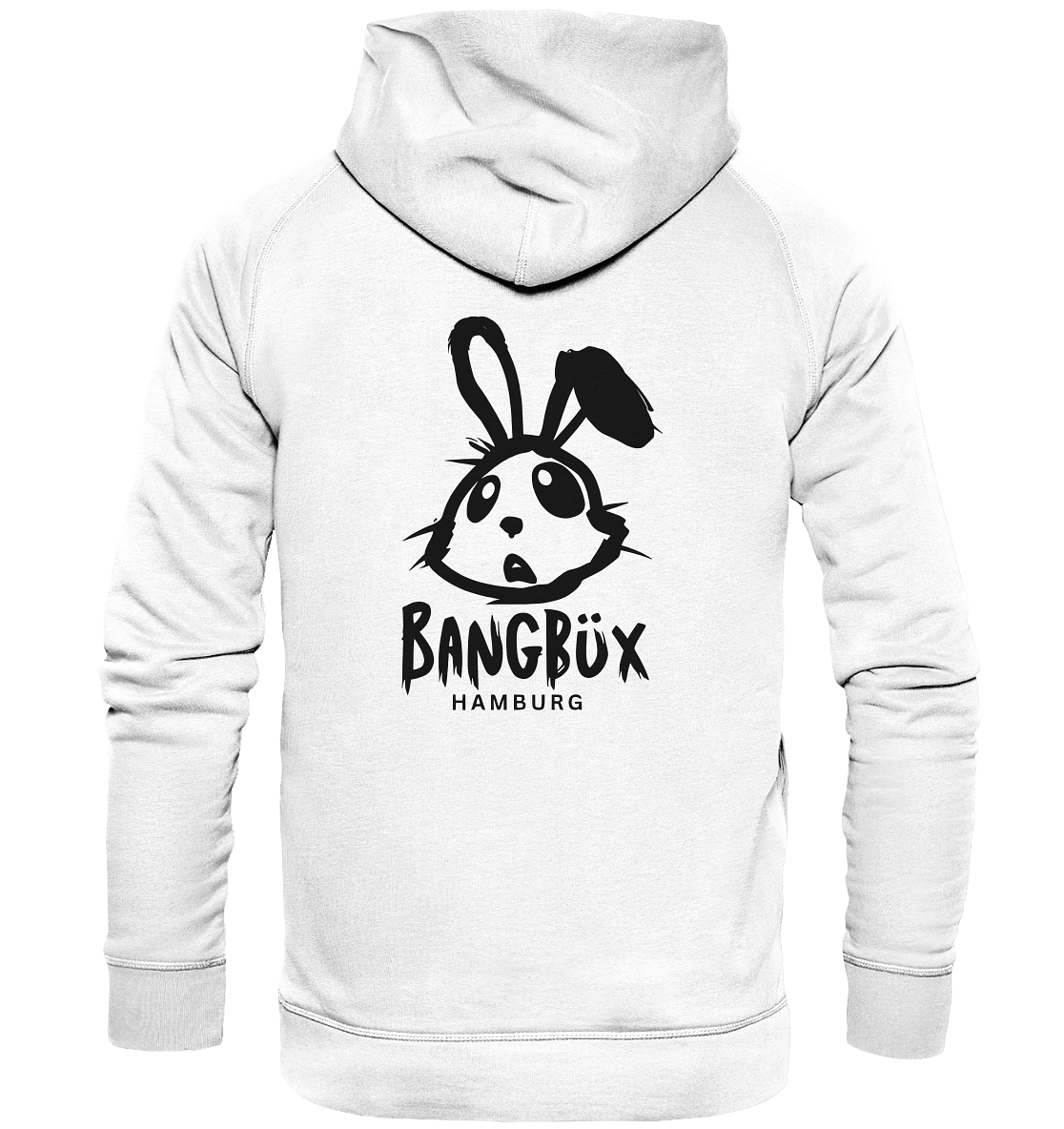Basic Unisex Hoodie "bunny black" (print)