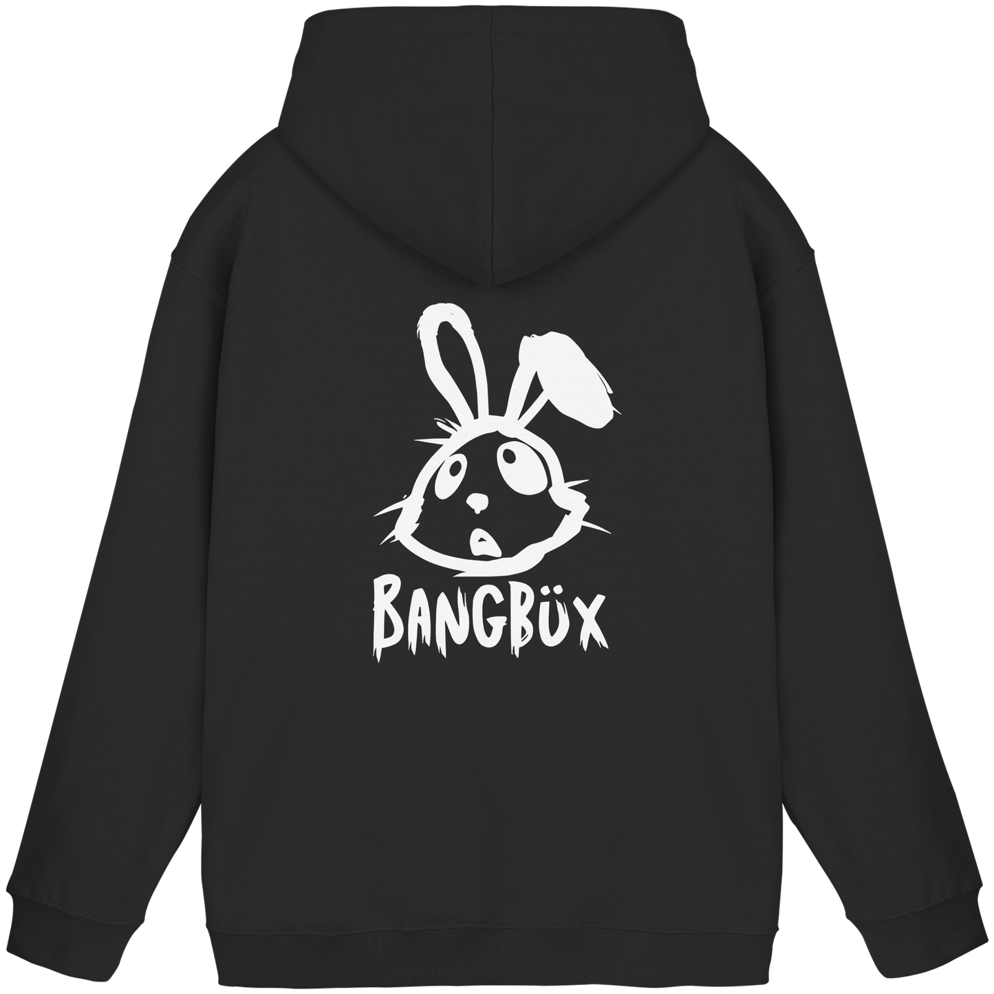 BANGBÜX Streetwear "bunny white" - Basic Unisex Hoodie by BANGBÜX