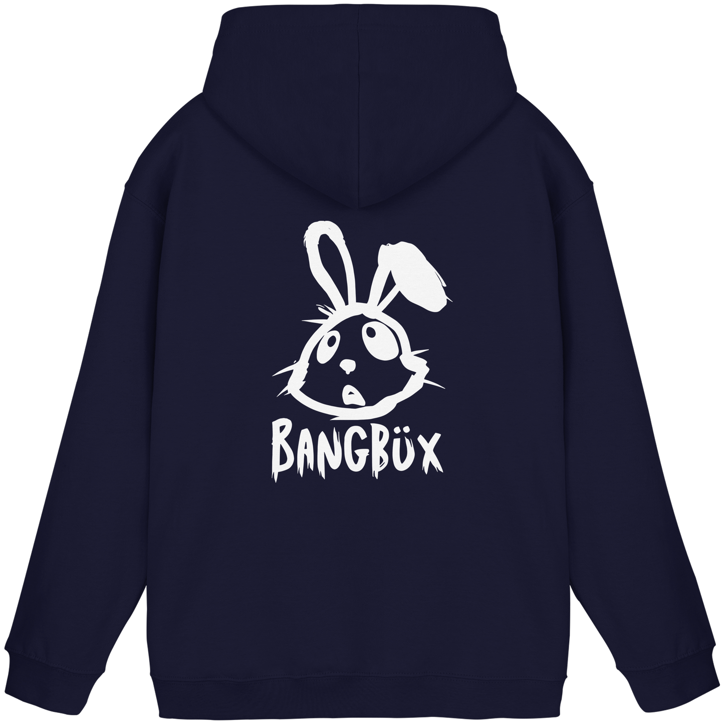 BANGBÜX Streetwear "bunny white" - Basic Unisex Hoodie by BANGBÜX