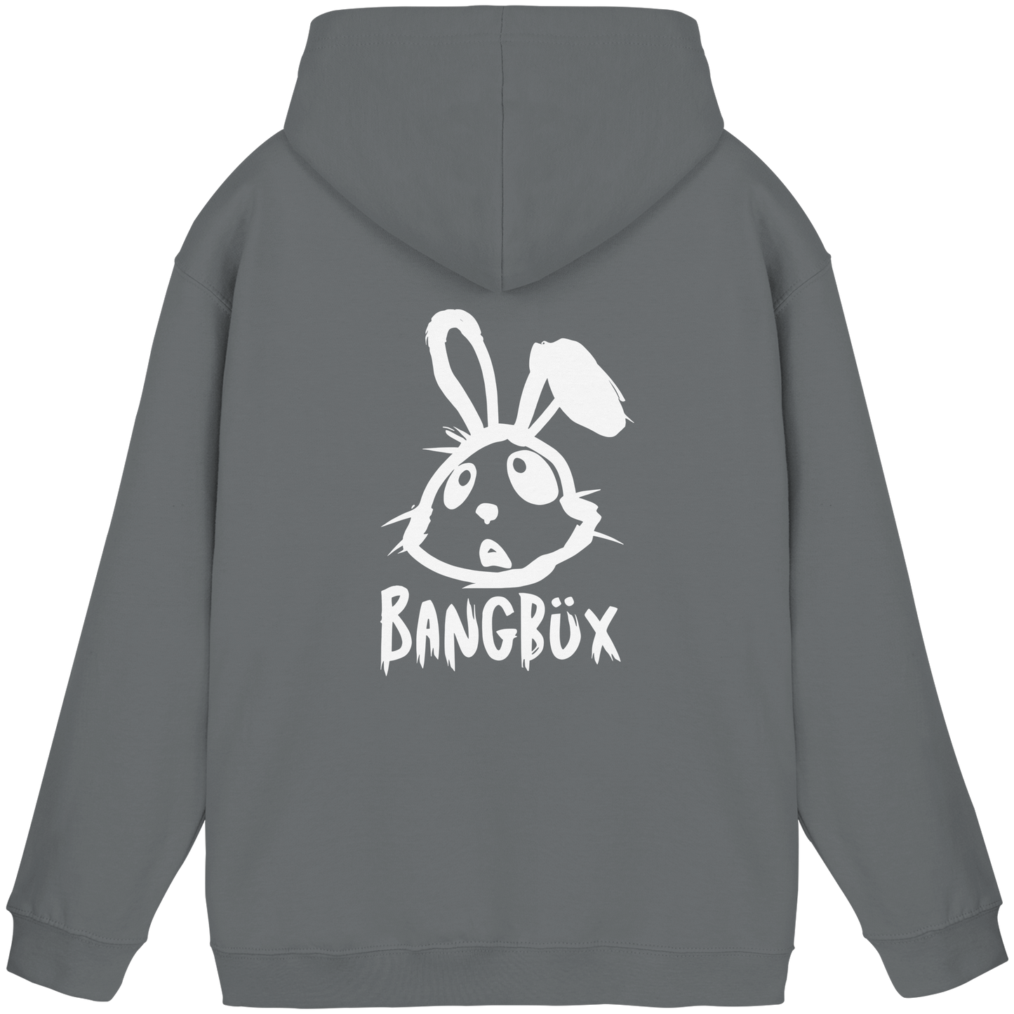 BANGBÜX Streetwear "bunny white" - Basic Unisex Hoodie by BANGBÜX