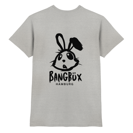 Heavy Cotton T-Shirt "bunny black" (print) by BANGBÜX