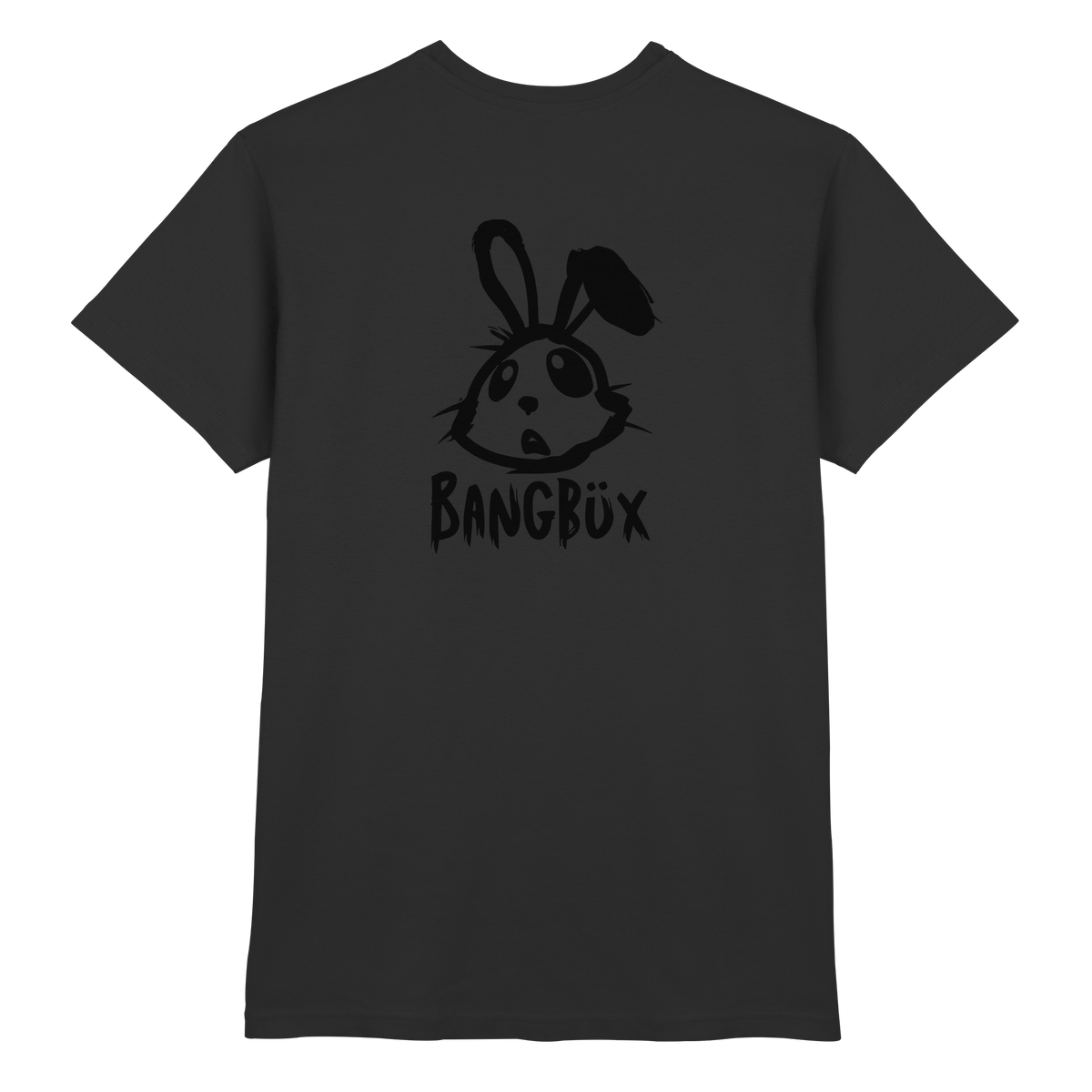 BANGBÜX Streetwear "bunny black" - Heavy Cotton T-Shirt by BANGBÜX