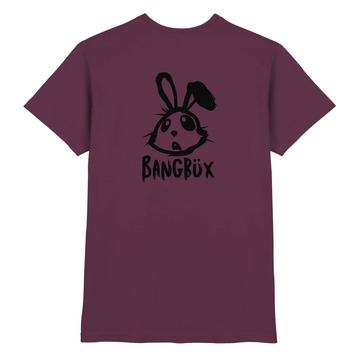 BANGBÜX Streetwear "bunny black" - Heavy Cotton T-Shirt by BANGBÜX