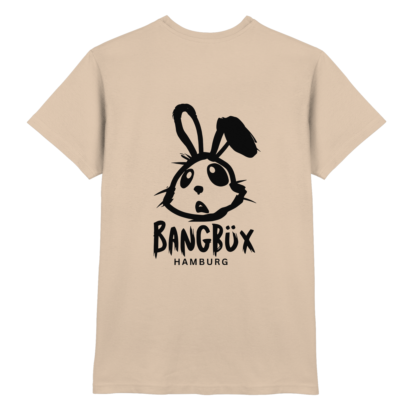 Heavy Cotton T-Shirt "bunny black" (print)