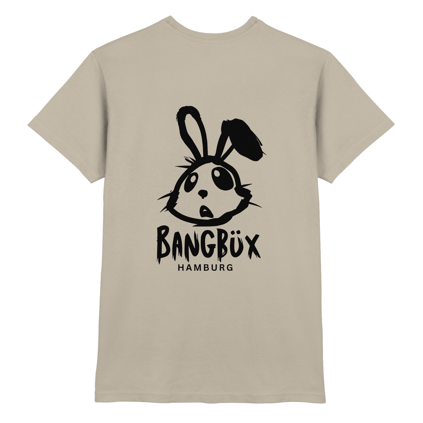 Heavy Cotton T-Shirt "bunny black" (print)