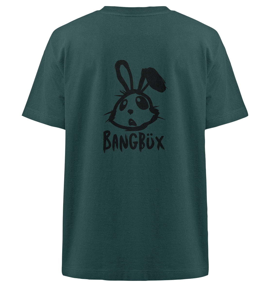 BANGBÜX Streetwear "bunny black" - Heavy Oversized Organic Shirt by BANGBÜX