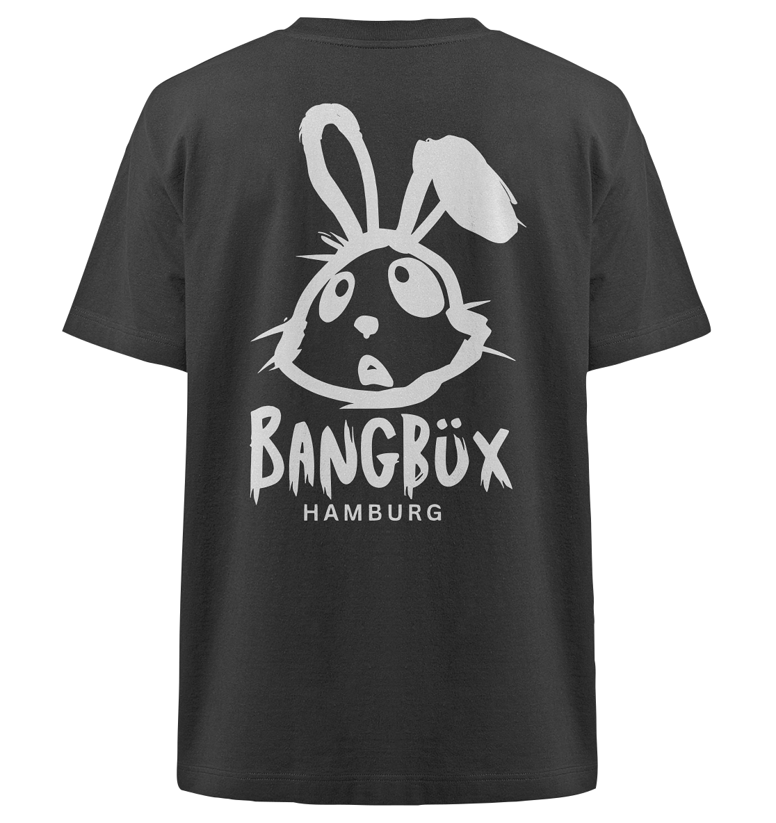 BANGBÜX Streetwear (white bunny)  - Heavy Oversized Organic Shirt