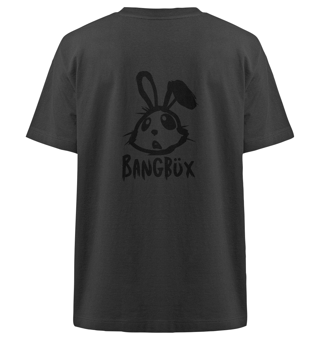 BANGBÜX Streetwear "bunny black" - Heavy Oversized Organic Shirt by BANGBÜX