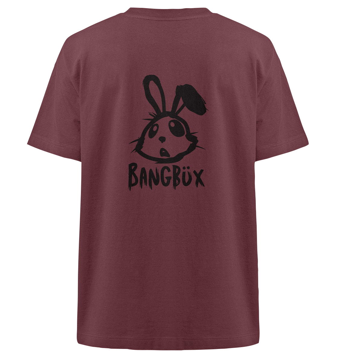 BANGBÜX Streetwear "bunny black" - Heavy Oversized Organic Shirt by BANGBÜX