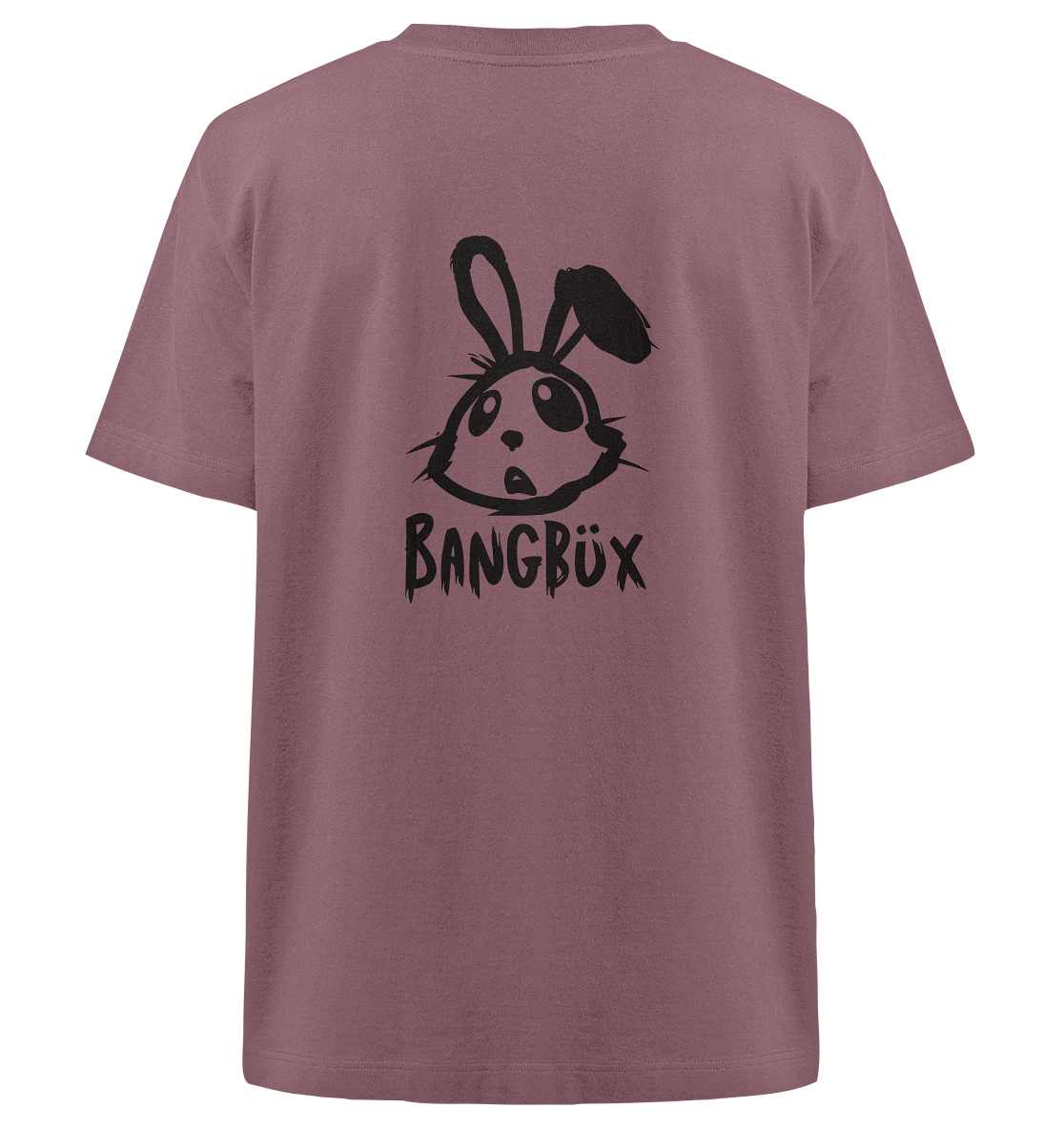 BANGBÜX Streetwear "bunny black" - Heavy Oversized Organic Shirt by BANGBÜX