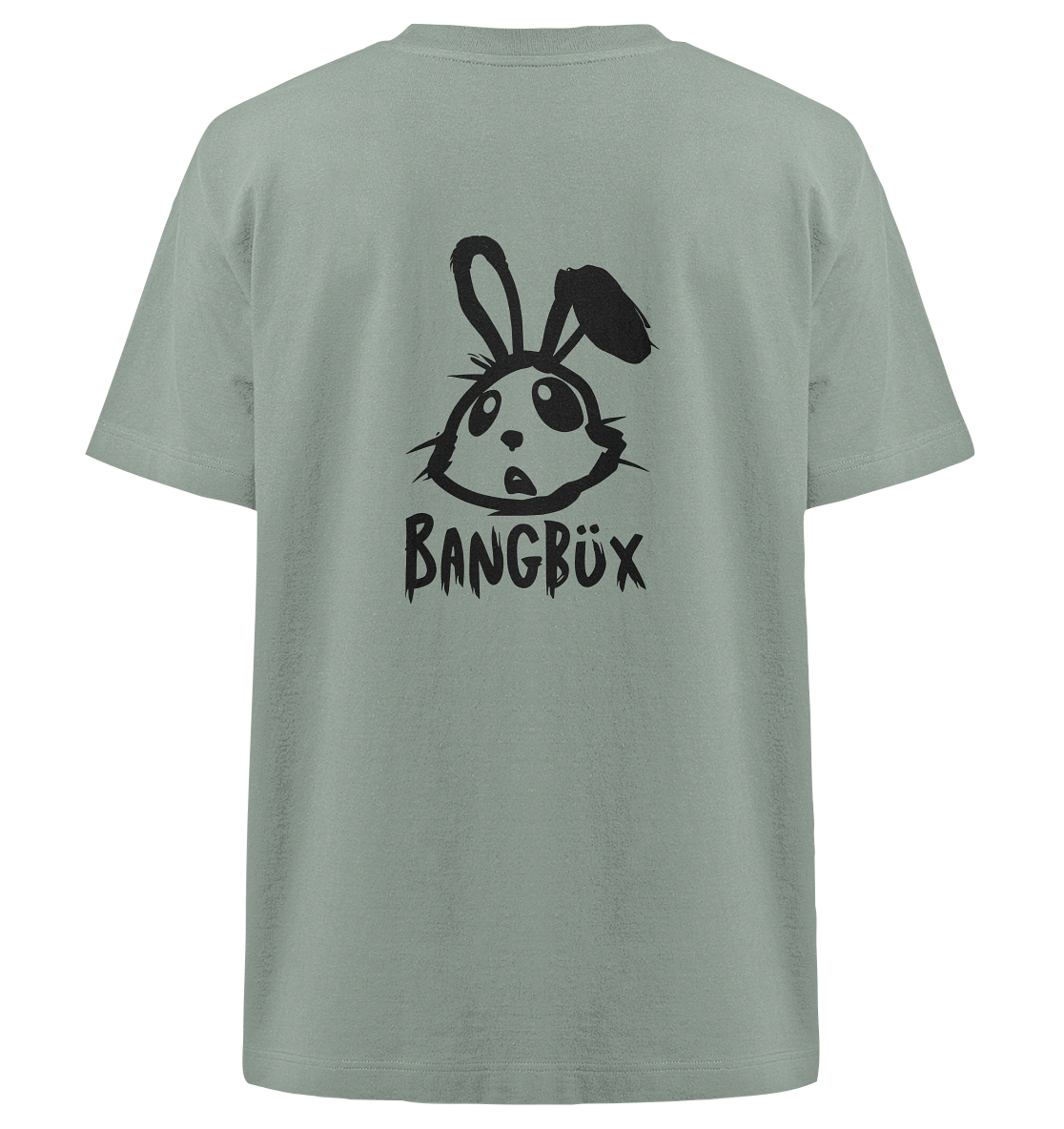 BANGBÜX Streetwear "bunny black" - Heavy Oversized Organic Shirt by BANGBÜX