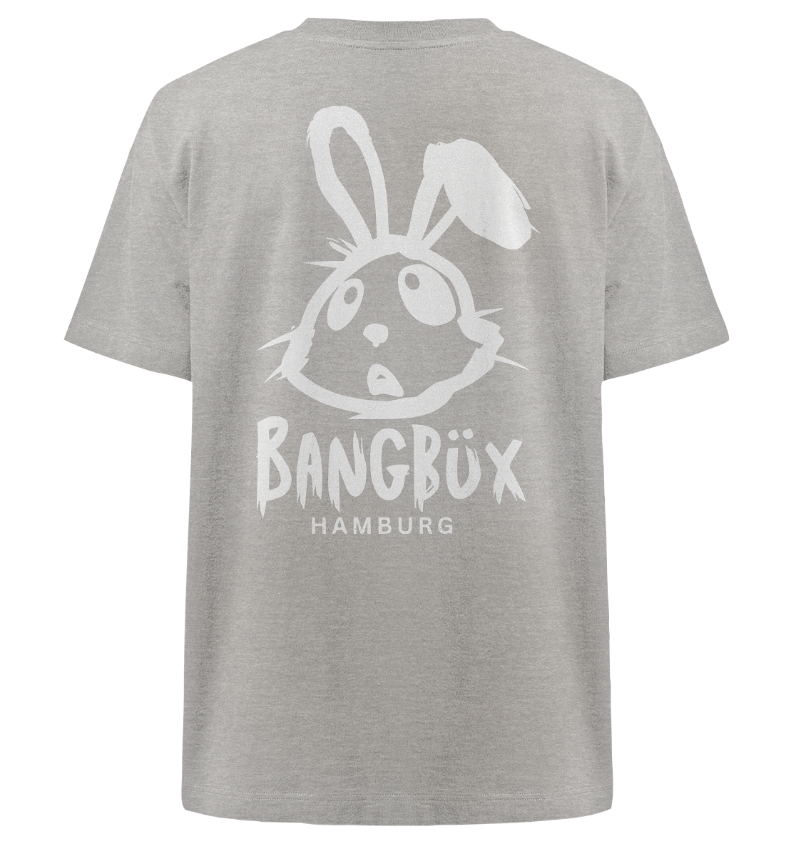 BANGBÜX Streetwear (white bunny)  - Heavy Oversized Organic Shirt