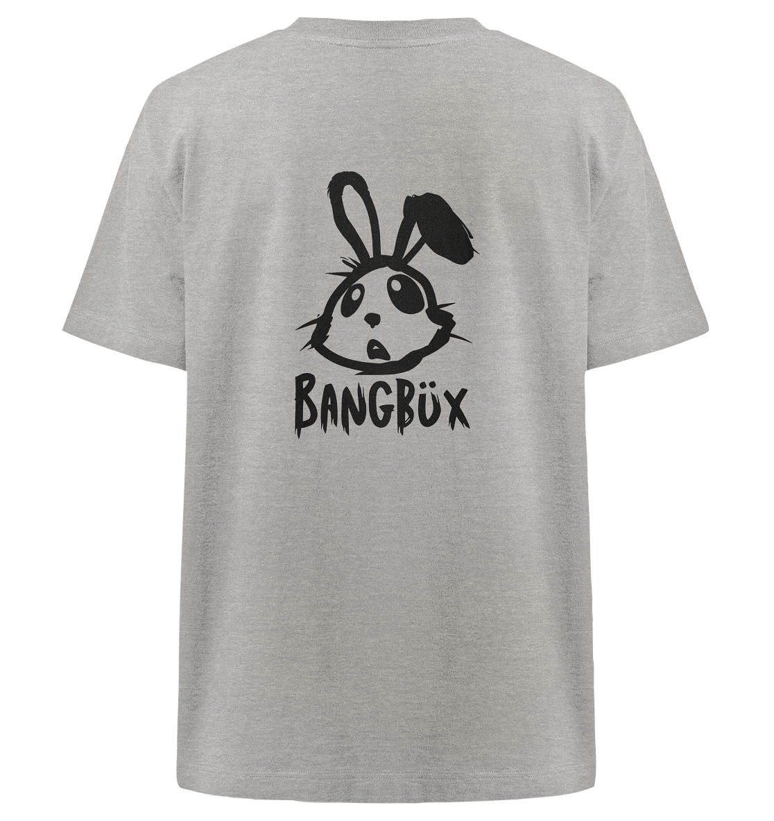 BANGBÜX Streetwear "bunny black" - Heavy Oversized Organic Shirt by BANGBÜX